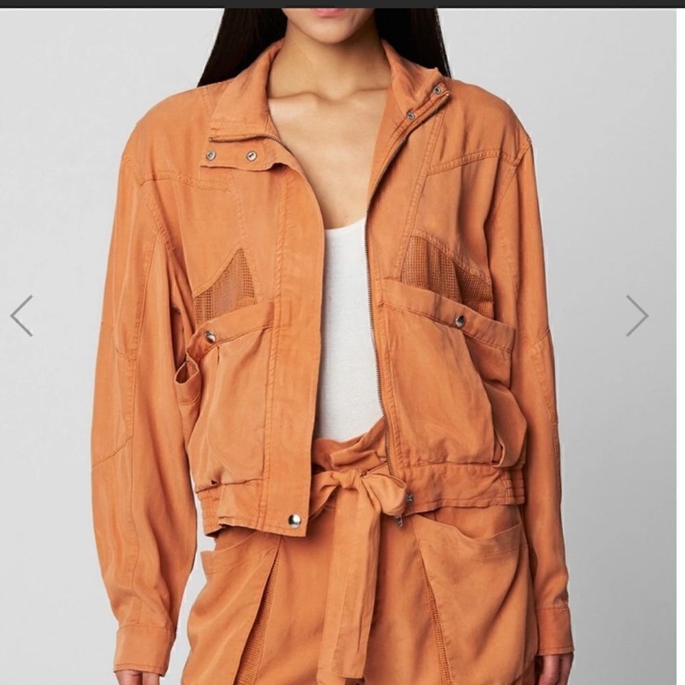 BLANK-NYC Malibu Mesh Inset Jacket.Size M